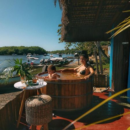 Willa Casinha Azul Caraiva - Casa Completa Na Beira Do Rio Zewnętrze zdjęcie