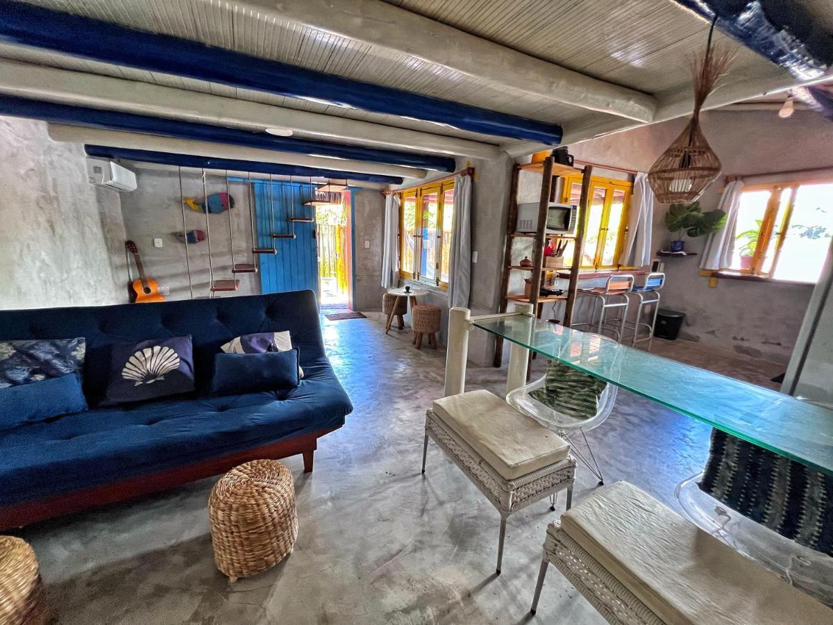 Willa Casinha Azul Caraiva - Casa Completa Na Beira Do Rio Zewnętrze zdjęcie
