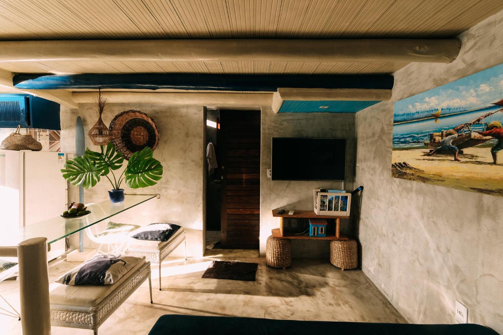 Willa Casinha Azul Caraiva - Casa Completa Na Beira Do Rio Zewnętrze zdjęcie