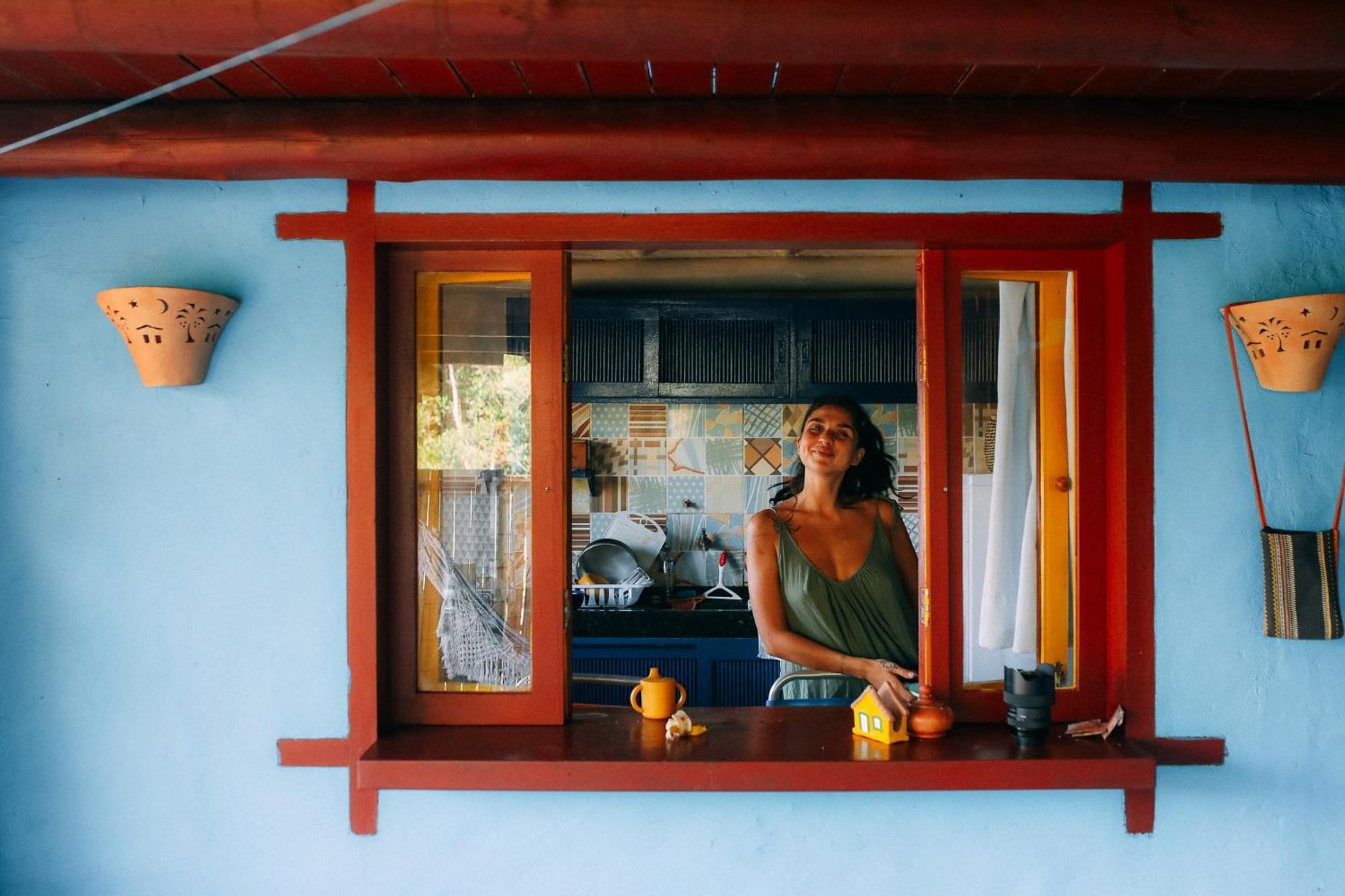 Willa Casinha Azul Caraiva - Casa Completa Na Beira Do Rio Zewnętrze zdjęcie